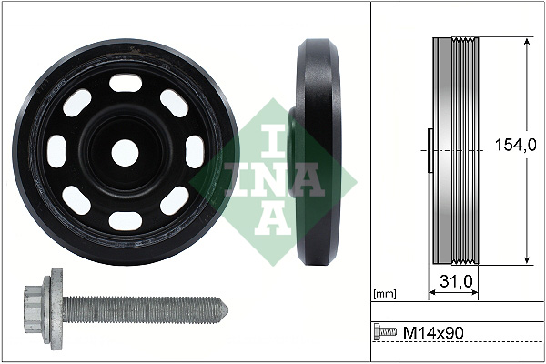 DAMPER PULEGGIA ALBERO MOTORE