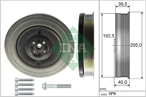 INA KIT PULEGGE VOLVO V90 II 2.0 17-