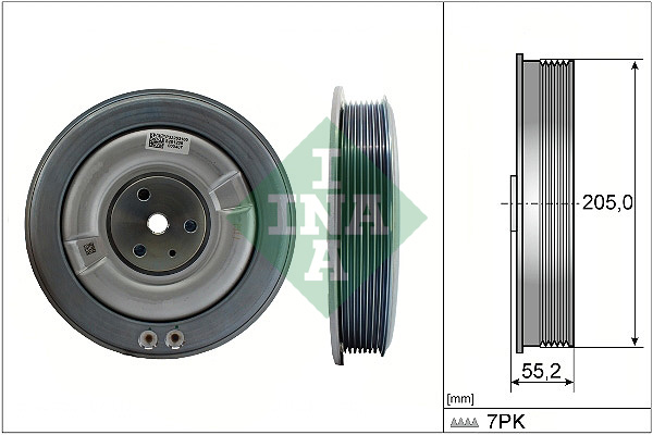 INA DAMPER PULEGGIA ALBERO MOTORE