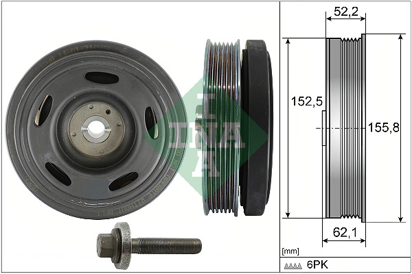 DAMPER PULEGGIA ALBERO MOTORE
