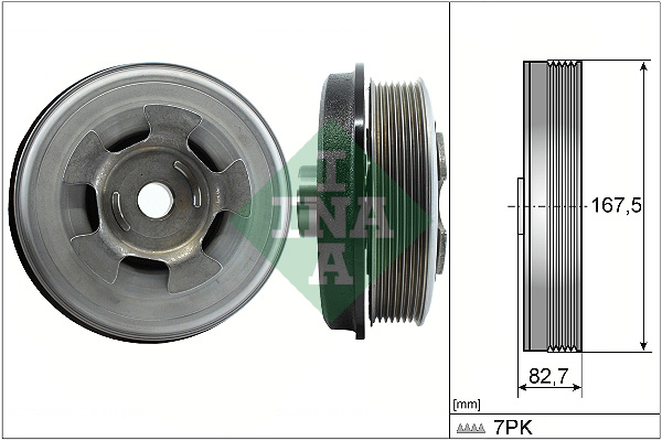 INA DAMPER PULEGGIA ALBERO MOTORE MERCEDES-BENZ