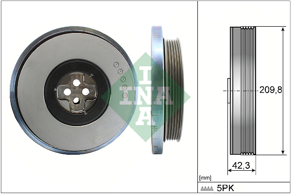 INA DAMPER PULEGGIA ALBERO MOTORE MERCEDES-BENZ