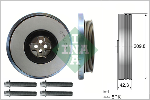 INA DAMPER PULEGGIA ALBERO MOTORE MERCEDES GLA