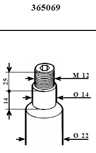 Ammortizzatore KYB 365069