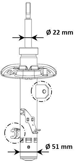 Ammortizzatore KYB 3348157