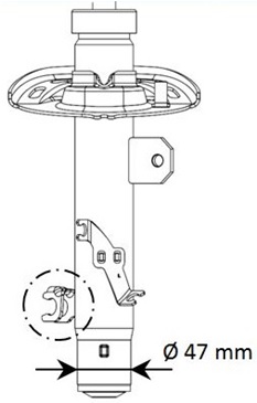 Ammortizzatore KYB 339804