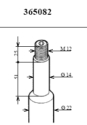 Ammortizzatore KYB 365082