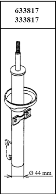 Ammortizzatore KYB 333817