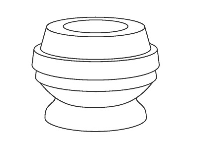 Kit parapolvere, ammortizzatore KYB 910222