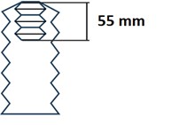 Kit parapolvere, ammortizzatore KYB 910355