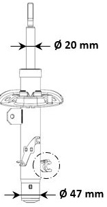 Ammortizzatore KYB 3348098