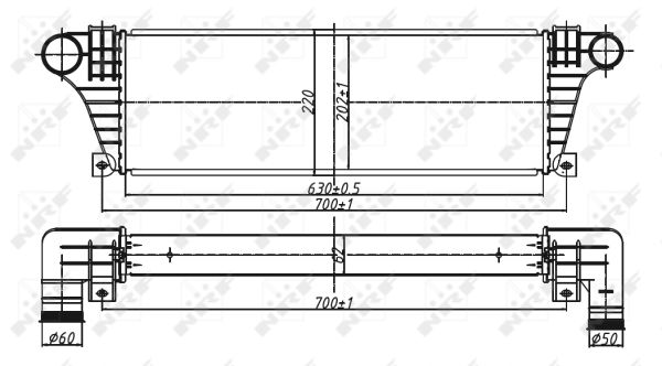 NRF INTERCOOLER