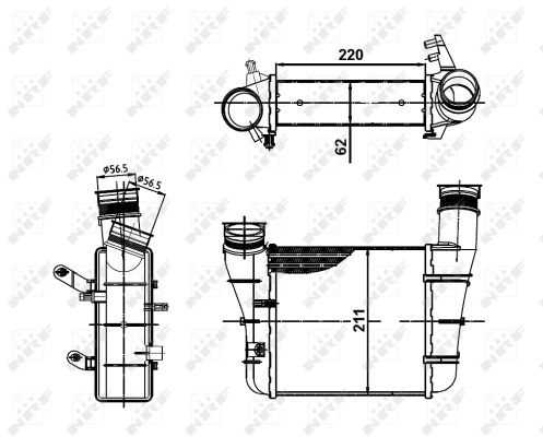 NRF INTERCOOLER