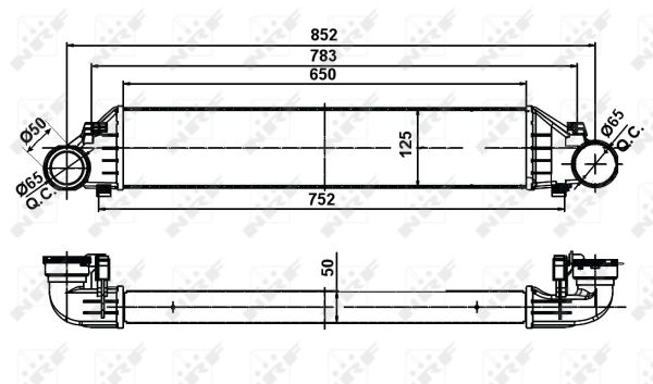 NRF INTERCOOLER