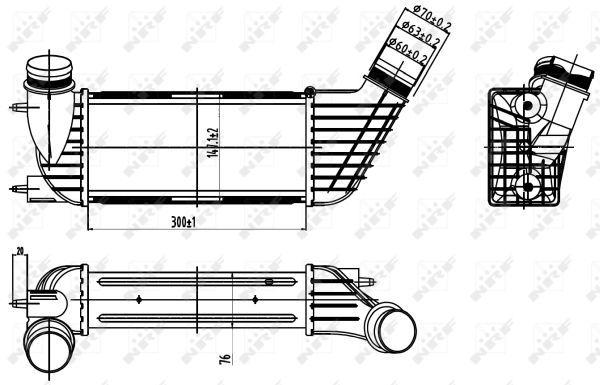 NRF INTERCOOLER
