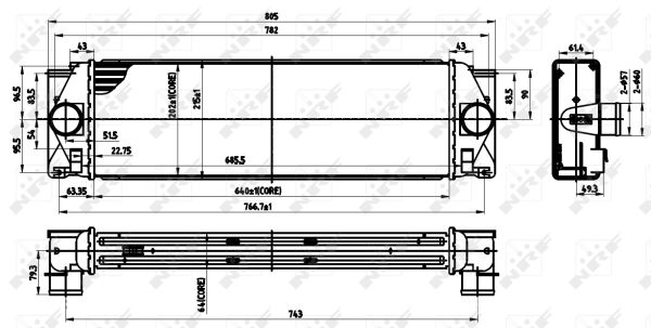 NRF INTERCOOLER