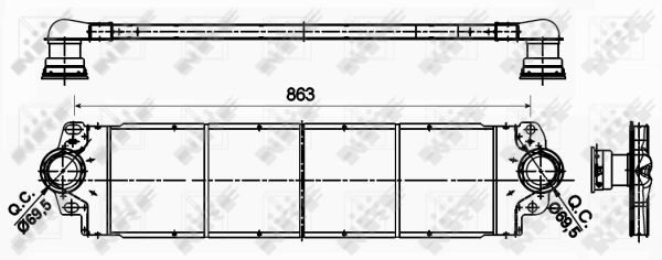 NRF INTERCOOLER
