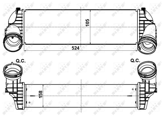 NRF INTERCOOLER