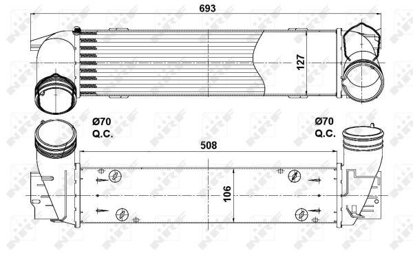 NRF INTERCOOLER