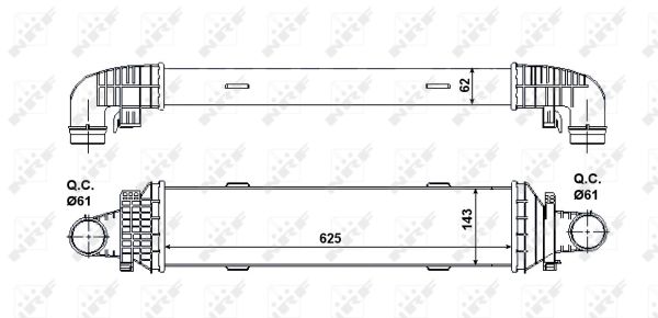 NRF INTERCOOLER