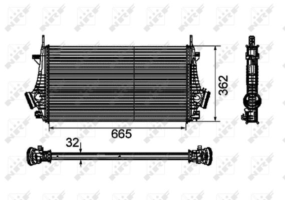 NRF INTERCOOLER