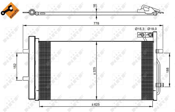 NRF CONDENSATORE
