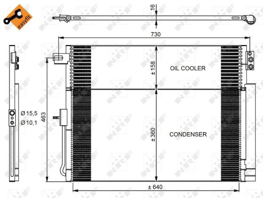 NRF CONDENSATORE