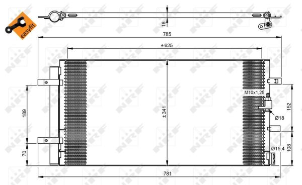NRF CONDENSATORE