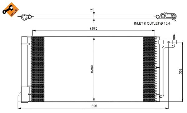 NRF CONDENSATORE