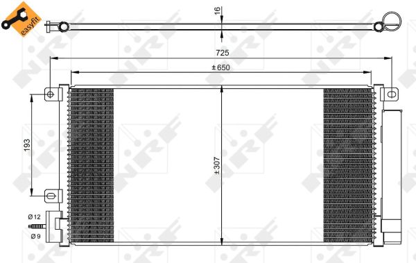 NRF CONDENSATORE