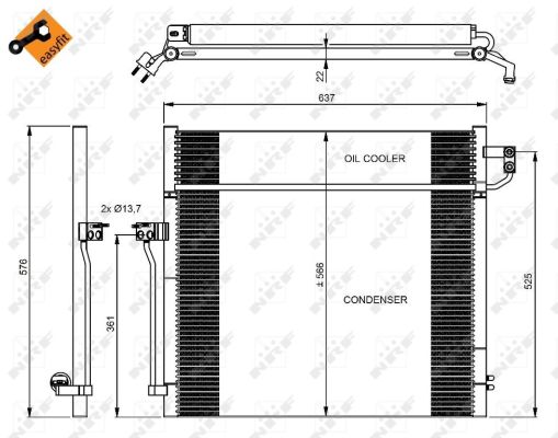 NRF CONDENSATORE