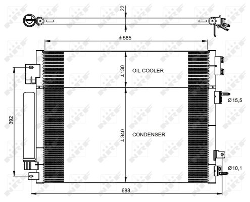 NRF CONDENSATORE