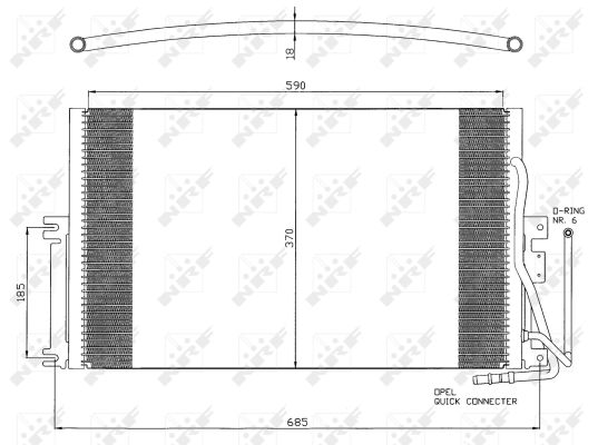 NRF CONDENSATORE