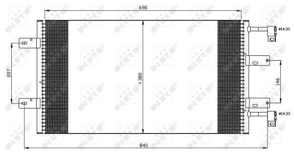 NRF CONDENSATORE
