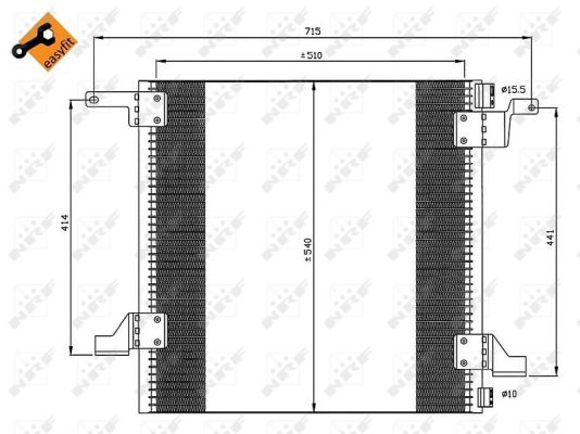 NRF CONDENSATORE