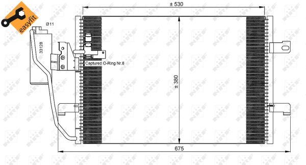 NRF CONDENSATORE