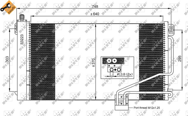 NRF CONDENSATORE