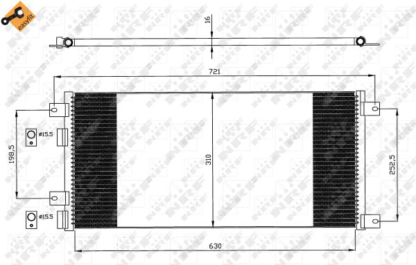 NRF CONDENSATORE