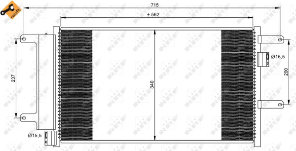 NRF CONDENSATORE