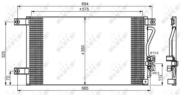 NRF CONDENSATORE