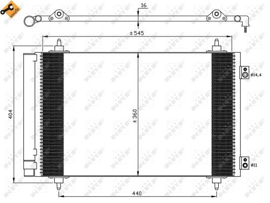 NRF CONDENSATORE