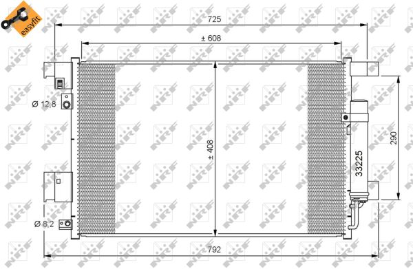 NRF CONDENSATORE