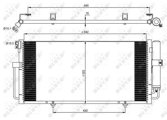 NRF CONDENSATORE