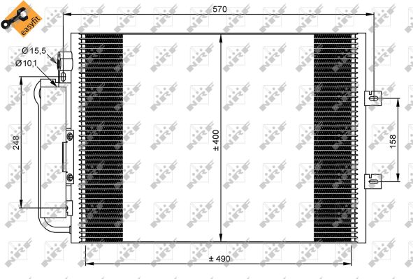 NRF CONDENSATORE