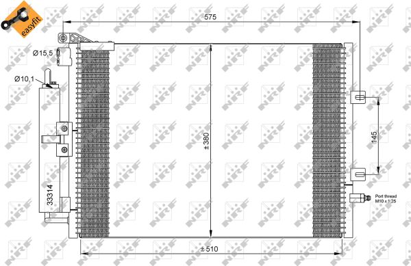 NRF CONDENSATORE
