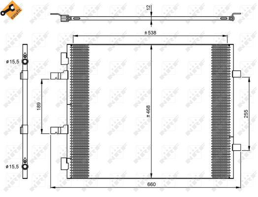 NRF CONDENSATORE