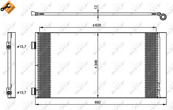 NRF CONDENSATORE