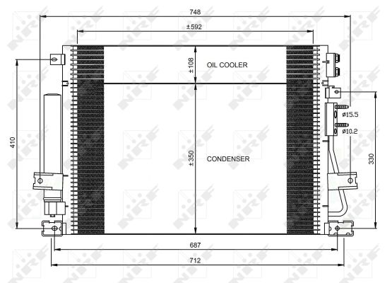 NRF CONDENSATORE