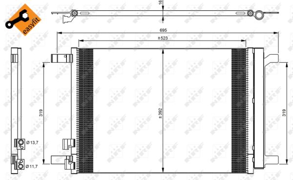 NRF CONDENSATORE