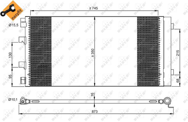 NRF CONDENSATORE